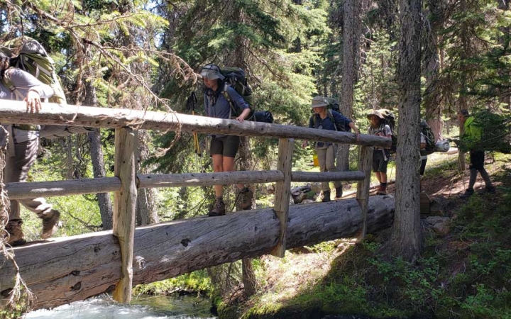 backpacking expedition for teens